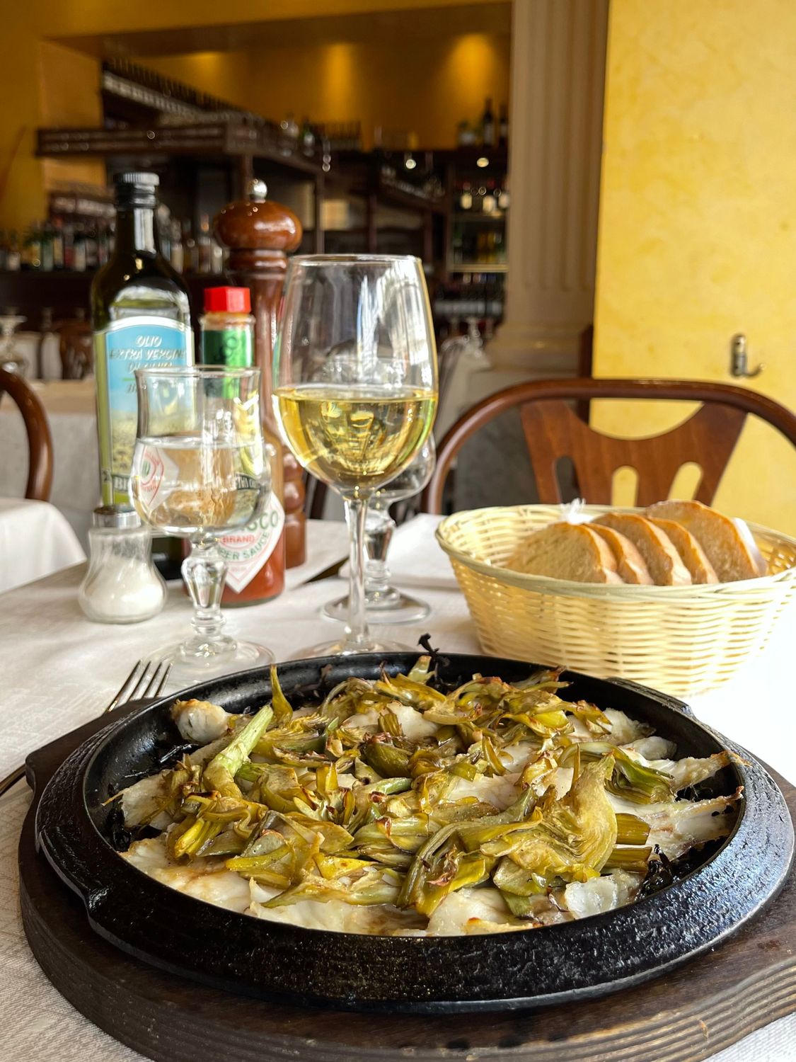 La sala interna del ristorante Settembrini 18